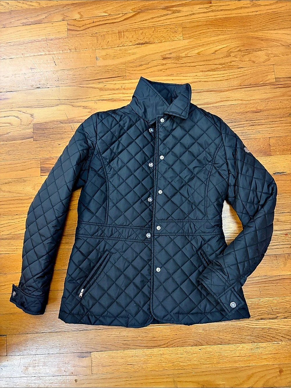 Lauren Ralph Lauren Diamond Quilted Mockneck Jacket Black XS